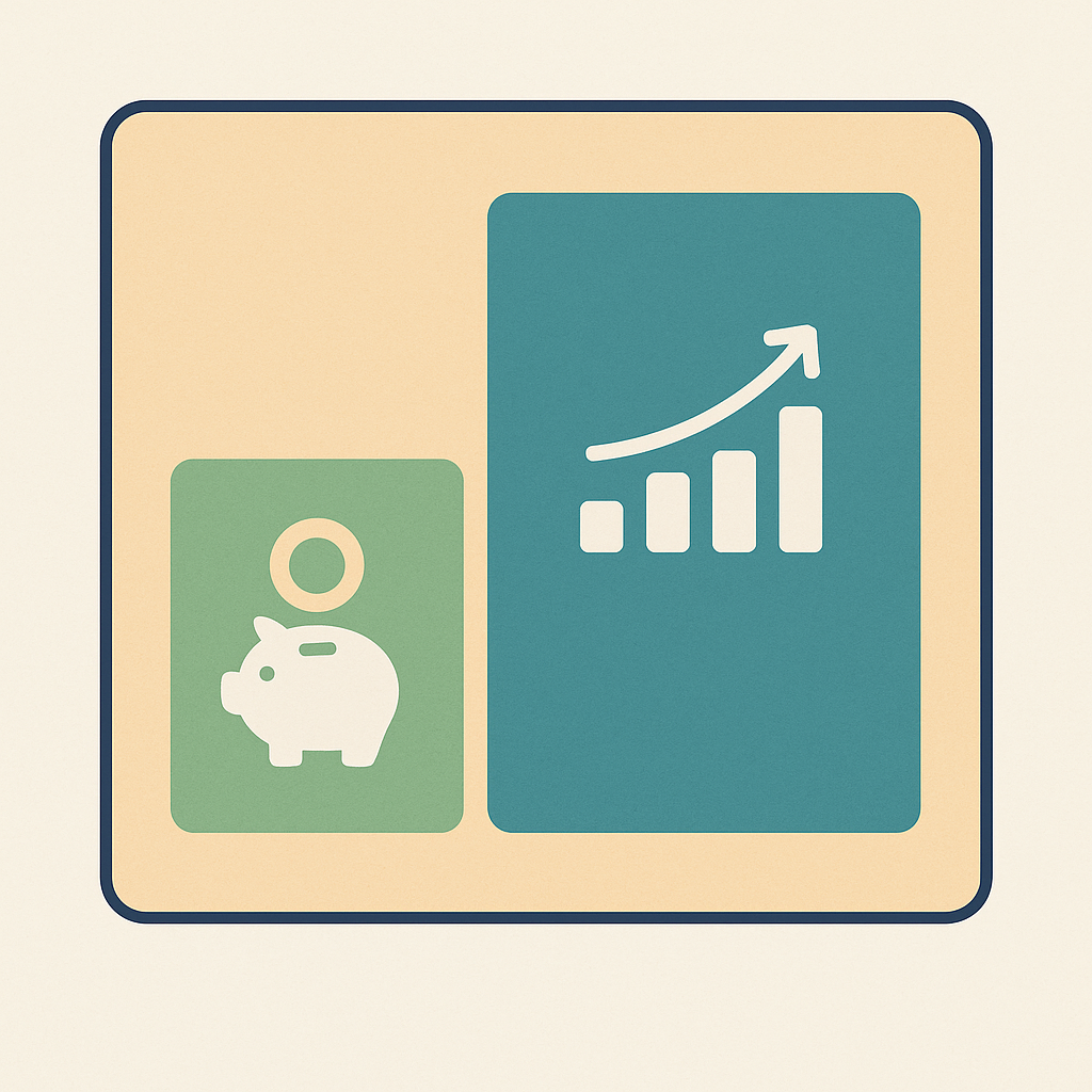 新NISAのつみたて投資枠と成長投資枠の2ブロックが生涯非課税枠の外枠に収まる構造図