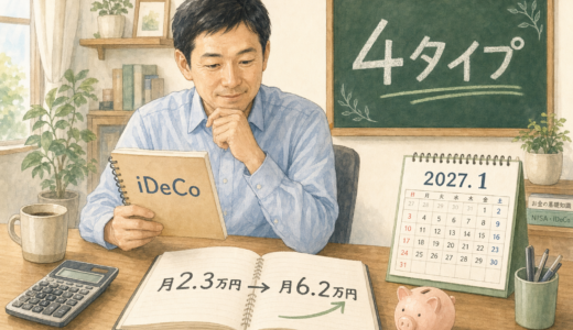 iDeCo上限2026年改正｜会社員4タイプ別・年収別シミュレーション【月6.2万円対応】